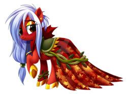 Size: 1600x1178 | Tagged: safe, artist:centchi, oc, oc only, oc:axel rose, earth pony, pony, clothes, dress, eyeshadow, female, makeup, mare, simple background, solo, transparent background, watermark
