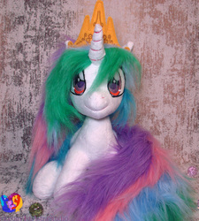 Size: 2031x2255 | Tagged: safe, artist:1stastrastudio, princess celestia, alicorn, pony, g4, high res, irl, photo, plushie, solo