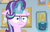 Size: 859x551 | Tagged: safe, edit, edited screencap, screencap, starlight glimmer, pony, unicorn, g4, marks for effort, my little pony: friendship is magic, :i, basketball, chocolate, empathy cocoa, faic, female, floppy ears, food, glowing horn, golden state warriors, horn, hot chocolate, i mean i see, levitation, magic, marshmallow, nba, nba finals, solo, telekinesis, unamused