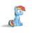 Size: 1920x2053 | Tagged: safe, artist:gourdanimations, rainbow dash, pegasus, pony, g4, female, mare, no mouth, simple background, sitting, solo, transparent background, underhoof