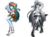 Size: 6321x4649 | Tagged: safe, artist:geraritydevillefort, rainbow dash, the count of monte rainbow, equestria girls, g4, absurd resolution, ass, butt, clothes, crossover, edmond dantes, feet, female, grayscale, monochrome, musical, rainbow dantes, shorts, skirt, smiling, socks, solo, stockings, the count of monte cristo, thigh highs