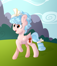 Size: 1261x1444 | Tagged: safe, artist:thatonefluffs, cozy glow, pony, g4, marks for effort, female, filly, solo