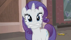 Size: 600x340 | Tagged: safe, edit, edited edit, edited screencap, screencap, rarity, pony, g4, the gift of the maud pie, :o, animated, crash, derp, discovery family logo, error, error message, faic, female, funny face, microsoft, microsoft windows, open mouth, psssdwr, solo, sound, stuttering, tongue out, webm, windows 7, x.exe stopped working