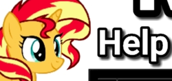 Size: 657x311 | Tagged: safe, sunset shimmer, pony, unicorn, g4, dissonant caption, help, maze, maze game, meme, text, wow! glimmer