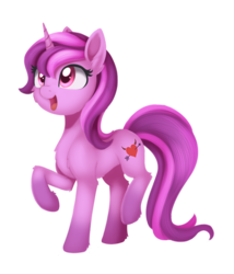 Size: 947x1107 | Tagged: safe, artist:dusthiel, oc, oc only, oc:lynn heart, pony, unicorn, female, happy, heart, mare, simple background, solo, transparent background