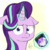 Size: 1280x1280 | Tagged: safe, artist:rivin177, starlight glimmer, pony, unicorn, g4, marks for effort, season 8, :i, bust, chocolate, drinking, empathy cocoa, face, female, floppy ears, food, funny, glass, glowing horn, horn, hot chocolate, i mean i see, levitation, looking at you, magic, meep, sketch, solo, telekinesis
