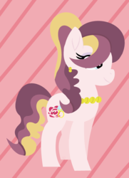 Size: 1800x2488 | Tagged: safe, artist:starfalldawn, oc, oc only, oc:rosey rich, earth pony, pony, female, mare, offspring, parent:prince blueblood, parent:spoiled rich, solo