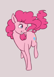 Size: 600x851 | Tagged: safe, artist:eternalsubscriber, pinkie pie, earth pony, pony, g4, cute, diapinkes, female, gray background, mare, simple background, smiling, solo
