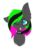 Size: 3073x4000 | Tagged: safe, artist:mimihappy99, oc, oc only, oc:roxy, pony, blinking, choker, cute, female, heart eyes, mare, simple background, solo, spiked choker, tongue out, transparent background, wingding eyes