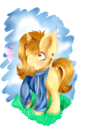 Size: 2448x3264 | Tagged: safe, artist:solsitodb, oc, oc only, pony, unicorn, clothes, dress, female, flushed face, high res, mare, ponysona, simple background, solo, transparent background
