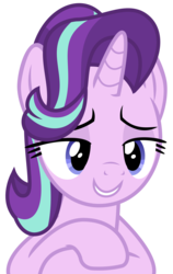 Size: 1566x2481 | Tagged: safe, artist:sketchmcreations, starlight glimmer, pony, unicorn, g4, marks for effort, crossed hooves, female, lidded eyes, mare, simple background, smiling, solo, transparent background, vector
