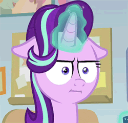 Size: 300x288 | Tagged: safe, edit, edited screencap, screencap, starlight glimmer, pony, unicorn, g4, marks for effort, :i, animated, avatar, chocolate, cropped, cup, drinking, empathy cocoa, faic, female, floppy ears, food, gif, glowing horn, horn, hot chocolate, i mean i see, levitation, loop, magic, perfect loop, reaction image, solo, starlight's office, telekinesis, unamused