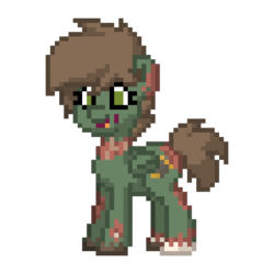 Size: 600x600 | Tagged: safe, artist:radical user 76, oc, oc only, oc:bombshell, ghoul, pony, fallout equestria, simple background, solo, transparent background