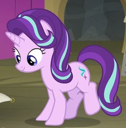 Size: 796x808 | Tagged: safe, screencap, starlight glimmer, pony, unicorn, g4, horse play, cropped, female, looking down, mare, solo