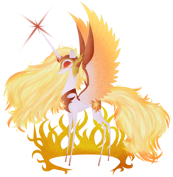 Size: 4625x4745 | Tagged: safe, artist:chioccetta, daybreaker, alicorn, pony, g4, absurd resolution, female, simple background, solo, transparent background