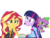 Size: 2048x1536 | Tagged: dead source, safe, artist:php77, editor:php77, spike, sunset shimmer, twilight sparkle, alicorn, dog, equestria girls, g4, my little pony equestria girls, my little pony equestria girls: better together, apple, backpack, bedroom eyes, bowtie, burger, clothes, cup, food, fruit salad, geode of empathy, jacket, leather jacket, magical geodes, plate, salad, simple background, spike the dog, transparent background, twilight sparkle (alicorn)