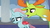 Size: 1280x720 | Tagged: safe, edit, edited screencap, screencap, ocellus, thorax, changedling, changeling, g4, my little pony: friendship is magic, school daze, female, floppy ears, frown, king thorax, lidded eyes, looking down, male, open mouth, pony eyes, pony eyes edit, sad