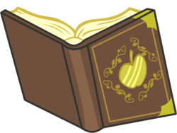 Size: 1024x768 | Tagged: safe, artist:lost-in-equestria, apple family reunion, g4, apple, book, food, no pony, object, open book, resource, simple background, transparent background, vector