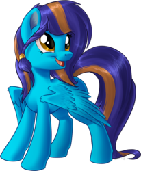 Size: 1148x1392 | Tagged: safe, artist:sirzi, oc, oc only, pegasus, pony, female, mare, simple background, smiling, solo, transparent background