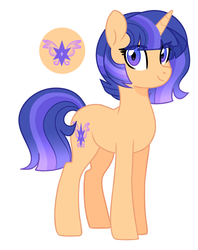 Size: 1603x2029 | Tagged: safe, artist:darlyjay, oc, oc only, oc:sterling sentry, pony, unicorn, female, mare, offspring, parent:flash sentry, parent:twilight sparkle, parents:flashlight, simple background, solo, white background