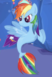 Size: 277x406 | Tagged: safe, artist:user15432, rainbow dash, pegasus, pony, seapony (g4), g4, my little pony: the movie, spoiler:my little pony the movie, bubble, clothes, dorsal fin, enjoy dressup, female, fin, fin wings, fins, fish tail, flowing mane, flowing tail, hasbro, mare, ocean, scales, sea ponies, seaponified, seapony rainbow dash, seaquestria, see-through, smiling, solo, species swap, swimming, tail, underwater, water, wings