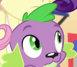 Size: 297x258 | Tagged: safe, fluttershy, rarity, spike, spike the regular dog, dog, equestria girls, equestria girls specials, g4, my little pony equestria girls: movie magic, animated, cropped, cute, male, offscreen character, puppy, spikabetes