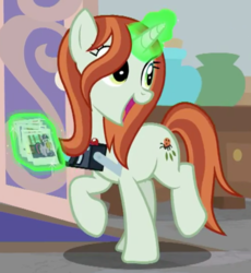 Size: 1139x1237 | Tagged: safe, screencap, crackle cosette, queen chrysalis, pony, unicorn, g4, the mean 6, camera, cropped, cute, cutealis, disguise, disguised changeling, female, photo, polaroid, shutterbetes, solo