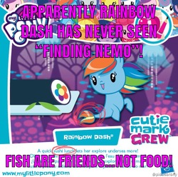 Size: 1200x1188 | Tagged: safe, rainbow dash, g4, finding nemo, meme