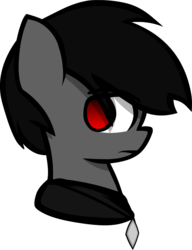 Size: 1168x1517 | Tagged: safe, artist:darksoma, oc, oc only, oc:darksoma, pony, clothes, liam and darksun, project dark, red eyes, simple background, solo, the darksiders, transparent background, vector, void crystal
