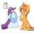 Size: 1465x1417 | Tagged: safe, artist:pezzhippo, oc, oc only, oc:cold front, pegasus, pony, clothes, clothes hanger, cute, dress, generosity, happy, question mark, sitting, tail, tentacles, that stallion sure does love dresses, wings