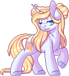 Size: 136x150 | Tagged: safe, artist:ak4neh, oc, oc only, oc:crystal summer, pony, unicorn, animated, colored hooves, gif, raised hoof, simple background, solo, transparent background