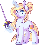 Size: 129x149 | Tagged: safe, artist:ak4neh, oc, oc only, oc:crystal summer, pony, unicorn, animated, gif, pixel art, simple background, solo, transparent background