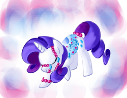 Size: 1400x1080 | Tagged: safe, artist:andromedasparkz, rarity, pony, unicorn, g4, beautiful, bowing, bracelet, bridle, clothes, cute, eyes closed, female, jewelry, mare, pretty, raribetes, reins, saddle, solo, tack