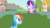 Size: 1920x1080 | Tagged: safe, artist:forgalorga, rainbow dash, starlight glimmer, pegasus, pony, unicorn, give me your wings, g4, :<, bush, bushicorn, duo, female, looking at each other, mare