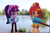 Size: 6000x4000 | Tagged: safe, artist:artofmagicpoland, sunset shimmer, twilight sparkle, alicorn, equestria girls, g4, doll, equestria girls minis, female, guitar, irl, musical instrument, photo, sunset shredder, toy, twilight sparkle (alicorn)