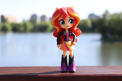 Size: 6000x4000 | Tagged: safe, artist:artofmagicpoland, sunset shimmer, equestria girls, g4, cute, doll, equestria girls minis, female, irl, photo, shimmerbetes, solo, toy, wallpaper