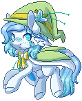 Size: 119x147 | Tagged: safe, artist:ak4neh, oc, oc only, oc:aona, pony, animated, gif, pixel art, simple background, solo, transparent background