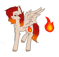 Size: 4266x4145 | Tagged: safe, artist:pinkgalaxy56, oc, oc only, oc:fire spell, pegasus, pony, absurd resolution, eyestrain warning, male, simple background, solo, stallion, white background