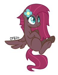 Size: 637x821 | Tagged: safe, artist:cupcakeblue22, oc, oc only, oc:shade flower, pegasus, pony, base used, female, flower, flower in hair, freckles, magical lesbian spawn, mare, offspring, parent:fluttershy, parent:tempest shadow, parents:tempestshy, simple background, solo, white background