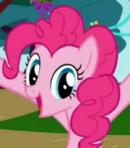 Size: 130x148 | Tagged: safe, screencap, pinkie pie, earth pony, pony, friendship is magic, g4, cropped, female, looking at you, low quality, needs more jpeg, picture for breezies, solo