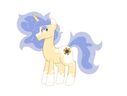 Size: 1024x771 | Tagged: safe, artist:ashidaii, oc, oc only, oc:prince eclipse, pony, unicorn, male, offspring, parent:princess luna, parent:sunburst, parents:lunaburst, simple background, solo, stallion, transparent background