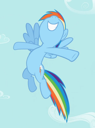 Size: 620x838 | Tagged: safe, screencap, rainbow dash, pegasus, pony, g4, may the best pet win, season 2, cropped, female, find a pet, happy, solo
