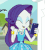 Size: 642x720 | Tagged: safe, screencap, rarity, equestria girls, g4, my little pony equestria girls: better together, text support, text support: rarity, and then there's rarity, animated, cellphone, cropped, cute, female, geode of shielding, gif, laughing, magical geodes, noblewoman's laugh, phone, rarara, raribetes, rarity peplum dress, smartphone, solo