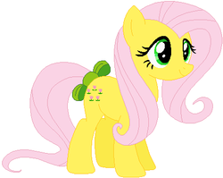 Size: 448x356 | Tagged: safe, artist:selenaede, artist:the smiling pony, artist:user15432, posey, earth pony, pony, g1, g4, base used, bow, female, g1 to g4, generation leap, solo, tail bow