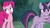 Size: 1920x1080 | Tagged: safe, screencap, mean twilight sparkle, pinkie pie, alicorn, pony, g4, my little pony: friendship is magic, the mean 6, clone, discovery family logo, duo, gendo pose, wing hands