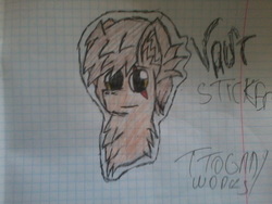 Size: 1600x1200 | Tagged: safe, artist:terminalhash, oc, oc only, oc:vaultpony, pony, graph paper, sketch, solo, traditional art