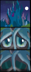 Size: 2208x5072 | Tagged: safe, artist:mr100dragon100, queen chrysalis, g4, comic, former queen chrysalis, preview, sad