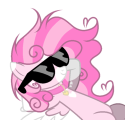 Size: 629x603 | Tagged: safe, artist:mintoria, oc, oc only, pegasus, pony, base used, female, mare, simple background, solo, sunglasses, transparent background