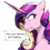 Size: 512x512 | Tagged: safe, artist:silfoe, princess cadance, pony, female, looking back, mare, oh god, princess of love, princess of shipping, serious, serious face, shipper on deck, simple background, solo, speech bubble, transparent background