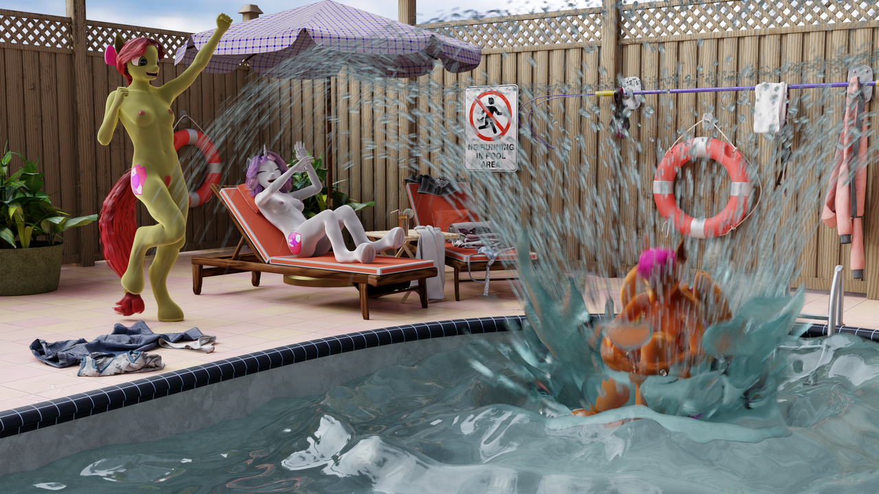 1753909 3d, anthro, apple bloom, armpits, artist